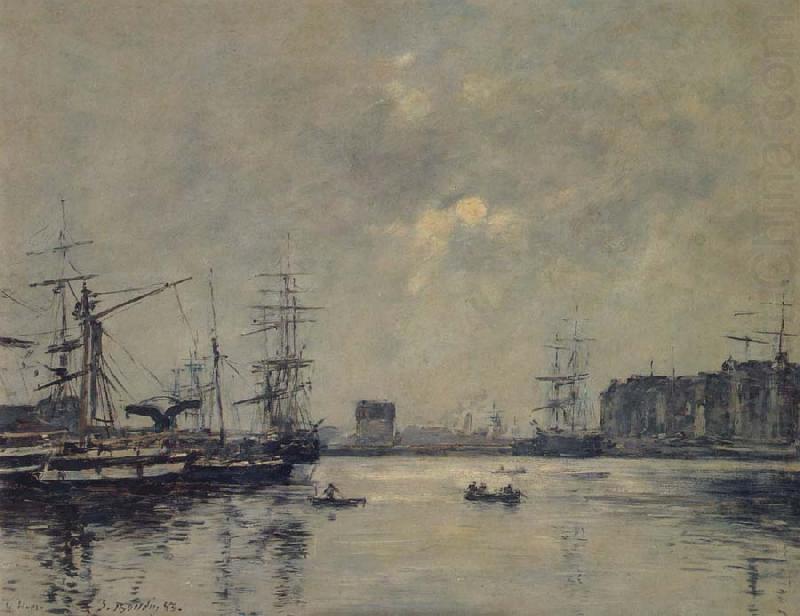 Eugene Boudin The Port Le Havre china oil painting image